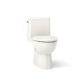 Product Image of Reach One-Piece Compact Elongated Toilet w/ Skirted Trapway, 1.28 Gpf (Biscuit), K-78080-96