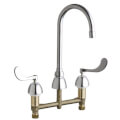 Product Image of 2.2 GPM 8" Deck-Mounted Manual 2 Handle Gooseneck Kitchen Faucet