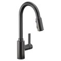 Product Image of Genta Lx Matte Black 1 Handle Pulldown Kitchen Faucet, 7882BL