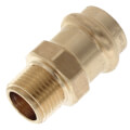 Product Image of 1/2" ProPress x 3/8" Male Bronze Adapter (Lead Free)