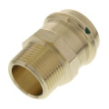Product Image of 1-1/4" ProPress x 1" Male  Bronze Adapter (Lead Free)