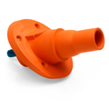 Product Image of 22 Series Panel Mount Receptacle, Female, 690A Max, 600V 30 Degree Angle, 1.00"L Threaded Stud Termination, 250-777 MCM Cable Range (Orange)