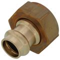 Product Image of 1/2" ProPress x 1" Female Bronze Union Tailpiece (Lead Free)