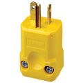 Product Image of 20A, 250V NEMA 6-20P, 2P, 3W, Plug, Straight Blade, Grounding, Python (Yellow)