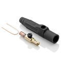 Product Image of 15 Series Cam-Type Male Plug, Contact & Insulator, Detachable, Crimp Tube Termination, #8, #4 AWG, 140A Max, Type 3R When Mated (Black)