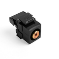 Product Image of RCA 110-termination Quickport, Connector (Orange) Barrel (Black) Housing