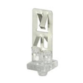Product Image of Lamp End Support Clip, Long Version, Snap-in Stainless Steel w/ lexan Base