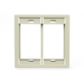Product Image of Dual-Gang MOS Wallplate (Light Almond)