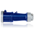 Product Image of 100A, 250V 3-Phase, 3P, 4W, LEV Series IEC 60309-1 & 60309-2 Pin & Sleeve Connector, IP66/IP67/IP68/IP69K, Watertight (Blue)