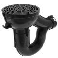 Product Image of 2" ABS WeldOne Floor Drain w/ PolyPro Strainer (Black ABS)
