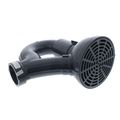Product Image of 2" PVC WeldOne Floor Drain w/ Round Nickel-Bronze Ring & Backwater Device (Gray PVC)