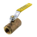 Product Image of 1" Bronze Threaded Shut Off Ball Valve (43 Cv)
