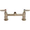 Product Image of Double Pantry Swivel Base Faucet, Deck Mount, 8" Centers, Lever Handles, Less Nozzle, B-0220-LN