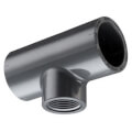 Product Image of 4" x 4" x 1" PVC Schedule 80 Reducing Tee (S x FPT)