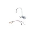 Product Image of Workboard Faucet, 4" Wall Mount, Ceramas, Swivel Gooseneck, 2.2 Gpm Aerator, B-1146-CR-KIT
