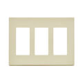 Product Image of 3-Gang Decora Wall Plate, Snap-On Mount (Almond)
