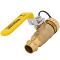 Product Image of 1/2" Press x Hose Full Port Ball Valve (Lead Free)