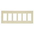Product Image of 6-Gang Decora Plus Wall Plate, Screwless (Light Almond)