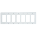Product Image of 7-Gang Electrical Wall Plate, Decora (White)