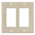 Product Image of 2-Gang Decora Electrical Wall Plate (Ivory)