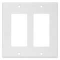 Product Image of 2-Gang Electrical Wall Plate, Nylon, Decora (White)