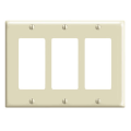 Product Image of 3-Gang Decora Electrical Wall Plate (Ivory)