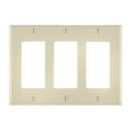 Product Image of 3-Gang Electrical Wall Plate, Nylon, Decora (Light Almond)