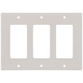 Product Image of 3-Gang Decora Electrical Wall Plate (Light Almond)