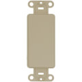 Product Image of Electrical Wall Plate, Decora Blank Insert (Ivory)