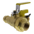 Product Image of 3/4" Pro-Pal Press Union Full Port Ball Valve w/ Hi-Flow Hose Drain & Reversible Handle (Lead Free)