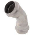 Product Image of 1" ProPress Stainless Steel 45-Degree Elbow w/ EPDM Seal