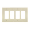 Product Image of 4-Gang Decora Midway Size Electrical Wall Plate (Light Almond)