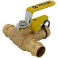 Product Image of 3/4" Press Full Port Ball Valve w/ Drain & Reversible Handle