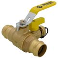 Product Image of 1" Press Full Port Ball Valve w/ Drain & Reversible Handle