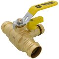 Product Image of 1" Press Full Port Ball Valve w/ Drain & Reversible Handle (Lead Free)