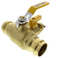 Product Image of 1-1/2" Press Full Port Ball Valve w/ Drain & Reversible Handle (Lead Free)