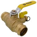 Product Image of 1-1/2" Press Full Port Ball Valve w/ Drain & Reversible Handle (Lead Free)