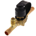 3/8" ODF BVS Series Refrigeration Ball Valve w/ Access Valve (R-410A)
