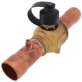 Product Image of 1-5/8" ODF BVS Series Refrigeration Ball Valve w/ Access Valve (R-410A)