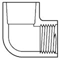 Product Image of 1/4" Socket x 1/4" FPT CPVC Schedule 80 90° Elbow