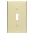 Product Image of 1-Gang Electrical Wall Plate, Nylon, Toggle Switch (Light Almond)