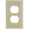 Product Image of 1-Gang Electrical Wall Plate, Nylon, Duplex (Ivory)