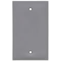 Product Image of 1-Gang No Device Blank Wallplate, Box Mount (Gray)
