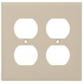 Product Image of 2-Gang Electrical Wall Plate, Nylon, Duplex (Ivory)
