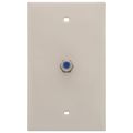 Product Image of Standard Video Wall Jack w/ One F-Connector (Light Almond)