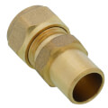 3/8" PEX-AL-PEX Compression x 1/2" Male Sweat Adapter
