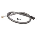 Product Image of Hose, 44" Flexible Stainless Steel, Less Handle, 1/2-14 Npsm Outlet, B-0044-H2AE
