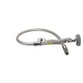 Product Image of B-0107 Spray Valve w/ 32" Flex Stainless Steel Hose (b-0032-h), B-0100-32H