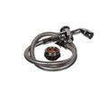 Product Image of Push Button Spray Valve, 36" Stainless Flex Hose, Deck Flange, B-0101-BKF