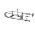 Product Image of Pre-rinse, Easyinstall, 8" Wall Mount Faucet, Spring Action, Ceramas, B-0107, Wall Bracket, B-0133-CR-B